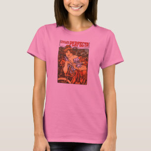 Art Nouveau Bicycle Mucha Art T-shirt