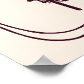 Art nouveau bicyle thema bier adverteren poster (Hoek)