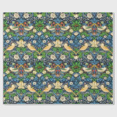 Art Nouveau Bird and Flower Tapestry Pattern Cadeaupapier (Vlak)