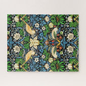 Art Nouveau Bird and Flower Tapestry Pattern Legpuzzel (Horizontaal)