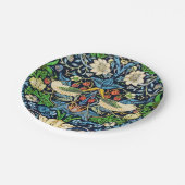 Art Nouveau Bird and Flower Tapestry Pattern Papieren Bordje (Gekanteld)