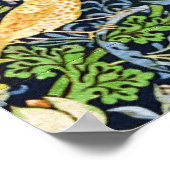 Art Nouveau Bird and Flower Tapestry Pattern Poster (Hoek)