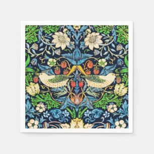 Art Nouveau Bird and Flower Tapestry Pattern Servet