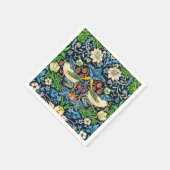 Art Nouveau Bird and Flower Tapestry Pattern Servet (Hoek)