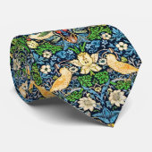 Art Nouveau Bird and Flower Tapestry Pattern Stropdas (Opgerold)