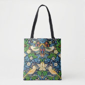 Art Nouveau Bird and Flower Tapestry Pattern Tote Bag (Voorkant)