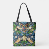 Art Nouveau Bird and Flower Tapestry Pattern Tote Bag (Achterkant)