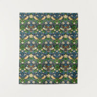 Art Nouveau Bird and Flower Tapestry Pattern