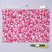 Art Nouveau Bird and Pomegranate, Fuchsia Pink Tissuepapier (Craft)