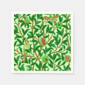 Art Nouveau Bird and Pomegranate, Lime Green Servetten (Voorkant)