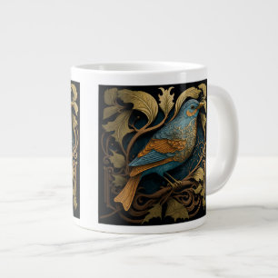 Art Nouveau Bird Jumbo Mok