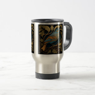 Art Nouveau Bird Travel/Commuter Mok, 15 oz Reisbeker