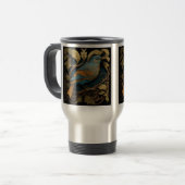 Art Nouveau Bird Travel/Commuter Mok, 15 oz Reisbeker (Voorkant links)