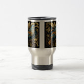Art Nouveau Bird Travel/Commuter Mok, 15 oz Reisbeker (Center)