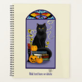 Art Nouveau Black Cat Planner (Voorkant)