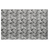 Art Nouveau Black en White Stof (Fat Quarter)