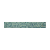 art Nouveau, blauwgroen, William Morris stijl, blo Adreslabel Wikkel (Individueel)