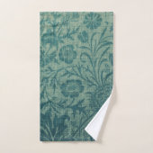 art Nouveau, blauwgroen, William Morris stijl, blo Bad Handdoek (Handdoek)