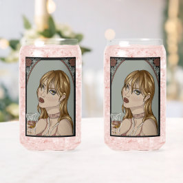 Art nouveau blikvorm glas