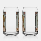 Art nouveau blikvorm glas (Rechts)