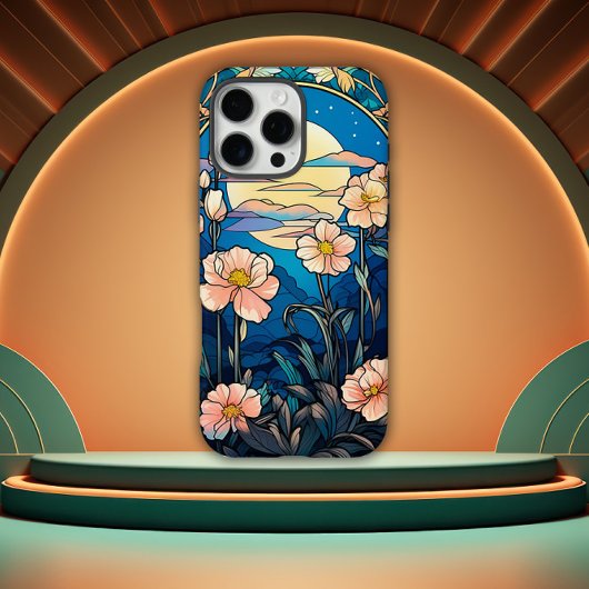 Art Nouveau-bloem geïnspireerd Case-Mate iPhone Case
