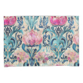 Art Nouveau Bloem Roze Overtrek Kussensloop (Voorkant-Rechts)