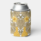 Art Nouveau Bloem Samenstelling Elementen Blikjeskoeler (Blikje Achterkant)