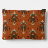 Art Nouveau Bloemen Boeketten Bruiloft Make-up Etui (Voorkant)