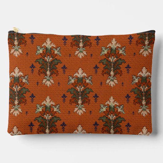 Art Nouveau Bloemen Boeketten Bruiloft Make-up Etui (Voorkant)