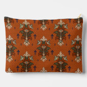 Art Nouveau Bloemen Boeketten Bruiloft Make-up Etui (Achterkant)