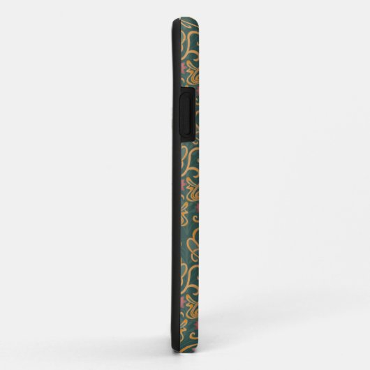 Art Nouveau bloemen Case-Mate iPhone Case (Achterkant/rechts)