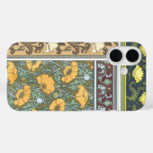 Art Nouveau bloemen kunst vlinderbloemen Case-Mate iPhone Case (Achterkant (horizontaal))
