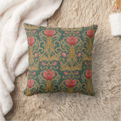 Art Nouveau bloemen Kussen (Deken)