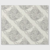 Art Nouveau Bloemen Minimalisme Cadeaupapier (Vlak)