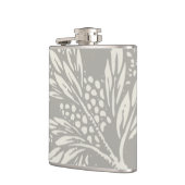 Art Nouveau Bloemen Minimalisme Heupfles (Links)