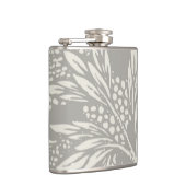 Art Nouveau Bloemen Minimalisme Heupfles (Rechts)