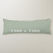 Art Nouveau Bloemen Minimalisme Lichaamskussen (Voorkant)