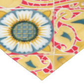  Art Nouveau Bloemen Tegel Patroon Tafelkleed (Gekanteld)