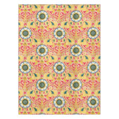  Art Nouveau Bloemen Tegel Patroon Tafelkleed (Voorkant)