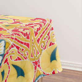  Art Nouveau Bloemen Tegel Patroon Tafelkleed