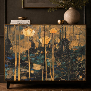 Art Nouveau bloemen vloeipapier Tissuepapier