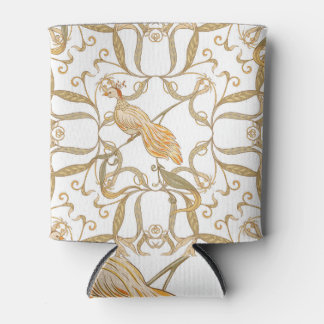 Art Nouveau Bloemen Vogels Blikjeskoeler