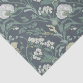 Art Nouveau Bloemencrème Groen Tissuepapier (Detail)