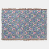 Art Nouveau bloemende throw deken (Voorkant)