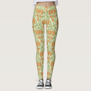 Art Nouveau: bloemenelegantie Leggings