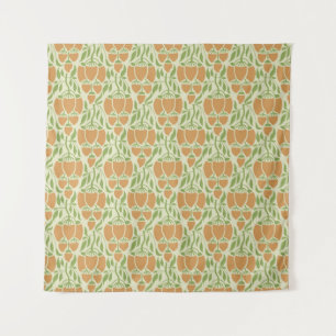 Art Nouveau: bloemenelegantie Wandkleed