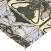 Art Nouveau Bloemenfries van Alphonse Mucha Korte Tafelloper (Hoek)