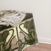 Art Nouveau Bloemenfries van Alphonse Mucha Tafelkleed (Voorbeeld)