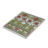 Art Nouveau  Bloemengrens Frieze Tegeltje (Zijkant)