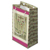 Art nouveau bloemenhaarspeld Victoriaans sieraden  Klein Cadeauzakje (Voorkant Gekanteld)